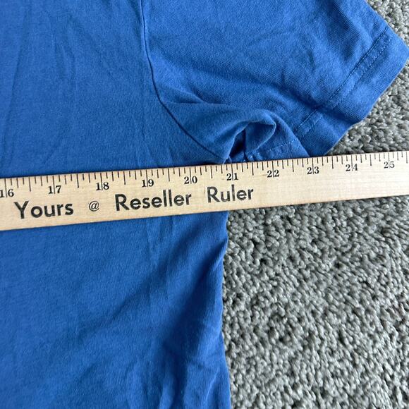 Life Is Good Shirt Mens Medium Blue Vaxxed & Relaxed Jake Crusher Lite Casual - Picture 7 of 8